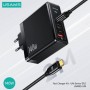 Мережевий зарядний пристрій Usams US-UM Fast Charger Kit--UM Series US-CC168 EU T52 140 W ACC GaN Fast Charger+US-SJ581 U82 Type-C To Type-C 240W PD3. (UMXLOGTC01)