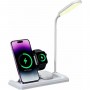 Бездротовий зарядний пристрій Usams US-CD195 15W 4in1 Wireless Charging Holder With Table Lamp (CD195WXC01)