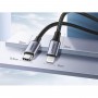 Кабель UGREEN US304 USB-C to Lightning M/M Cable Aluminum Shell Braided 1m (Black) (UGR-60759) (UGR-60759)