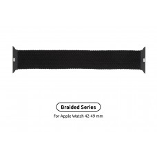 Ремінець ArmorStandart Braided Solo Loop для Apple Watch 42/44/45/49mm Charcoal Size 6 (148 mm) (ARM58072)