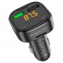 АЗП з FM-модулятором BOROFONE BC43 Flash QC3.0 car BT FM transmitter 18W Black (BC43B)