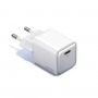 Мережевий зарядний пристрій Usams US-CC186 PD30W Single Port Fast Charger (EU)--X-ron Series White (CC186TC02)