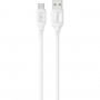 Кабель Usams US-SJ620 Micro Charging & Data Cable -- Moe Series 1m White (SJ620USB02)