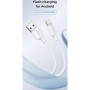 Кабель Usams US-SJ601 U84 Type-C 3A Charging & Data Cable 1m White (SJ601USB01)