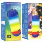 Портативна колонка BOROFONE BR25 Crazy sound colorful luminous BT speaker Blue (6974443386530)