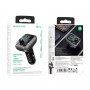 АЗП з FM-модулятором BOROFONE BC38 Flash Energy PD20W+QC3.0 car BT FM transmitter Black (BC38B)