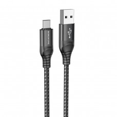 Кабель BOROFONE BX56 Delightful charging data cable for Type-C Black (6931474750969)