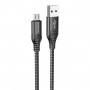 Кабель BOROFONE BX56 Delightful charging data cable for iP Black (6931474750921)