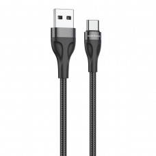 Кабель BOROFONE BX61 Source charging data cable for Type-C Black (6974443380101)