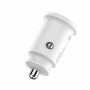 Автомобільний зарядний пристрій BOROFONE BZ8 MaxRide Dual Port Car Charger White (BZ8W)