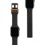 Ремінець UAG Civilian Silicone Watch Strap для Apple Watch 38/40/41mm Black/Orange (ARM58392)