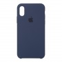 Панель Original Silicone Case для Apple iPhone XS/X Midnight Blue (ARM49545)