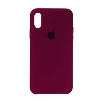 Панель Original Silicone Case для Apple iPhone XS/X Marsala (ARM56946)