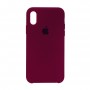 Панель Original Silicone Case для Apple iPhone XS/X Marsala (ARM56946)