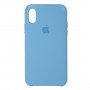 Панель Original Silicone Case для Apple iPhone XS/X Cornflower (ARM55289)