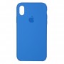 Панель Original Silicone Case для Apple iPhone XS / X Capri Blue (ARM59063)