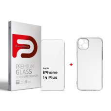 Комплект ArmorStandart для Apple iPhone 14 Plus (Захисне скло Clear + Панель Air Series) (ARM66924)