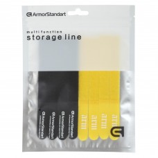 Набір органайзерів для кабеля ArmorStandart Stick Pack 8 шт. Black/Yellow (ARM58278)