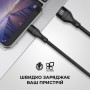 Кабель ArmorStandart AR87 USB to micro USB 3A 1.2m Black (ARM64038)