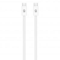 Кабель ArmorStandart AMQKJ3ZM Type-C to Type-C 1m White (ARM72698)