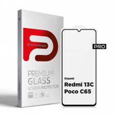 Захисне скло ArmorStandart Pro для Xiaomi Redmi 13C 4G / Poco C65 Black (ARM73151)