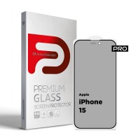 Захисне скло ArmorStandart Pro Anti-spy Matte для Apple iPhone 15 Black (ARM73171)