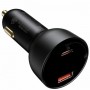 АЗП Baseus Superme Digital Display PPS Dual Quick Charger Car Charger Black (CCZX-01)