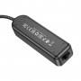 Адаптер Borofone DH6 Erudite 4-in-1 Gigabit Ethernet Adapter(USB to USB3.0*3+RJ45)(L=0.2M) Black (6941991104299)