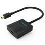 Адаптер Vention Mini DP to HDMI Converter 0.15M Black (HBCBB) (HBCBB)