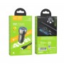 Автомобільний зарядний пристрій HOCO Z48 Tough 40W dual port(2C) car charger set(C to iP) Metal Gray (6931474795014)