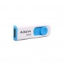 Flash A-DATA USB 2.0 C008 32Gb White/Blue (AC008-32G-RWE)