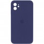 Чохол для смартфона Silicone Full Case AA Camera Protect for Apple iPhone 12 7,Dark Blue (FullAAi12-7)