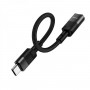 Кабель HOCO U107 Type-C male to iP female adapter cable(L=0.1m) Black (6931474789983)