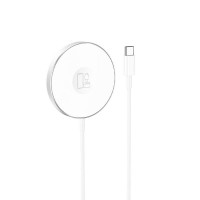 Бездротовий зарядний пристрій BOROFONE BQ18 Energy 3-in-1 magnetic wireless fast charger White (BQ18W)