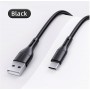 Кабель Usams US-SJ501 U68 Type-C Charging & Data Cable 1m Black (SJ501USB01)