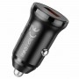 Автомобільний зарядний пристрій BOROFONE BZ18 single port QC3.0 car charger 18W Black (BZ18B)