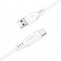 Кабель ACEFAST C3-04 USB to Type-C 3A, 1.2m, TPE, TPE connectors, White (AFC3-04W)