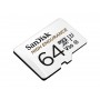 microSDXC (UHS-1 U3) SanDisk High Endurance 64Gb class 10 V30 (100Mb/s) (adapterSD) (SDSQQNR-064G-GN6IA)