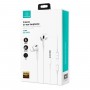 Навушники Usams SJ451 EP-41 3.5mm In-ear Earphone 1.2m White (SJ451HS01)