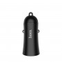 Автомобільний зарядний пристрій HOCO Z30A Easy route dual port car charger Black (6931474700056)