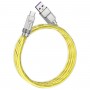 Кабель HOCO U113 Solid 100W silicone charging data cable Type-C Gold (6931474790064)