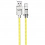 Кабель HOCO U113 Solid 100W silicone charging data cable Type-C Gold (6931474790064)