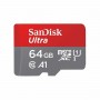 microSDXC (UHS-1) SanDisk Ultra 64Gb class 10 A1 (140Mb/s) (adapter) (SDSQUAB-064G-GN6MA)