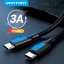 Кабель Vention USB 2.0 C Male to Male Cable 1M Black PVC Type (COSBF) (COSBF)