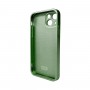 Чохол для смартфона AG Glass Matt Frame Color Logo for Apple iPhone 12 Light Green (AGMattFrameiP12LGreen)