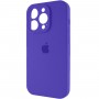 Чохол для смартфона Silicone Full Case AA Camera Protect for Apple iPhone 15 Pro 22,Dark Purple (FullAAi15P-22)