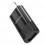 Адаптер BOROFONE BV18 iP male to Type-C female USB2.0 adapter Black (BV18I/C)