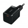 Мережевий зарядний пристрій Baseus GAN3 Fast Charger 1C 30W EU Black (CCGN010101)