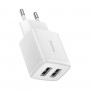 Мережевий зарядний пристрій Baseus Compact Charger 2U 10.5W EU White (CCXJ010202)