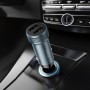 Автомобільний зарядний пристрій HOCO Z49 Level dual port car charger set(Type-C) Metal Gray (6931474795670)